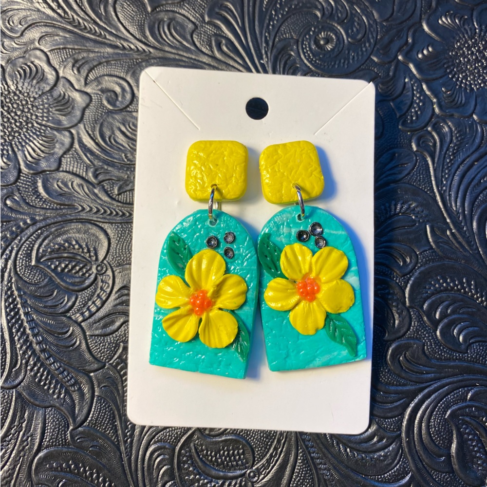 Clay earrings